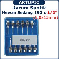 Gambar Jarum Suntik Hewan Besar 19G x 1/2 inch Vaksin Anjing Kucing Kambing dari Artupic Peralatan Peternakan Kota Tangerang Selatan 2 Tokopedia