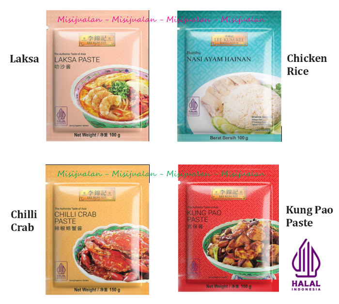 Gambar Lee Kum Kee LKK Paste Chicken Rice Kung Pao Laksa Crab Bumbu Halal | - H Chicken Rice dari misijualan Kota Tangerang Tokopedia