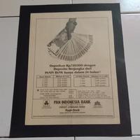 Gambar iklan Bank PANIN 2 potongan majalah jadul kuno lawas dari valerio collection Kota Denpasar 5 Tokopedia