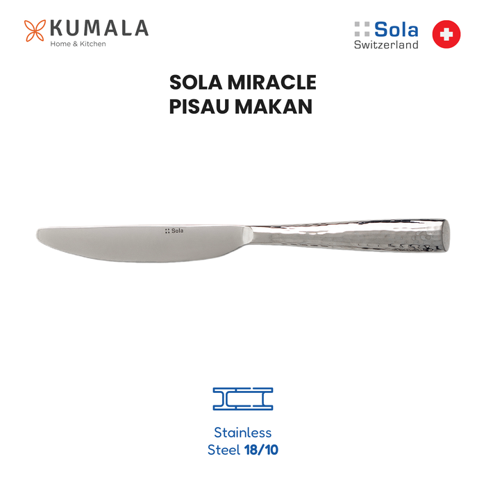 Gambar Sola Miracle - Pisau Makan Stainless Steel 18/10 - 1 pcs dari Kumala Home & Kitchen Kota Administrasi Jakarta Barat Tokopedia