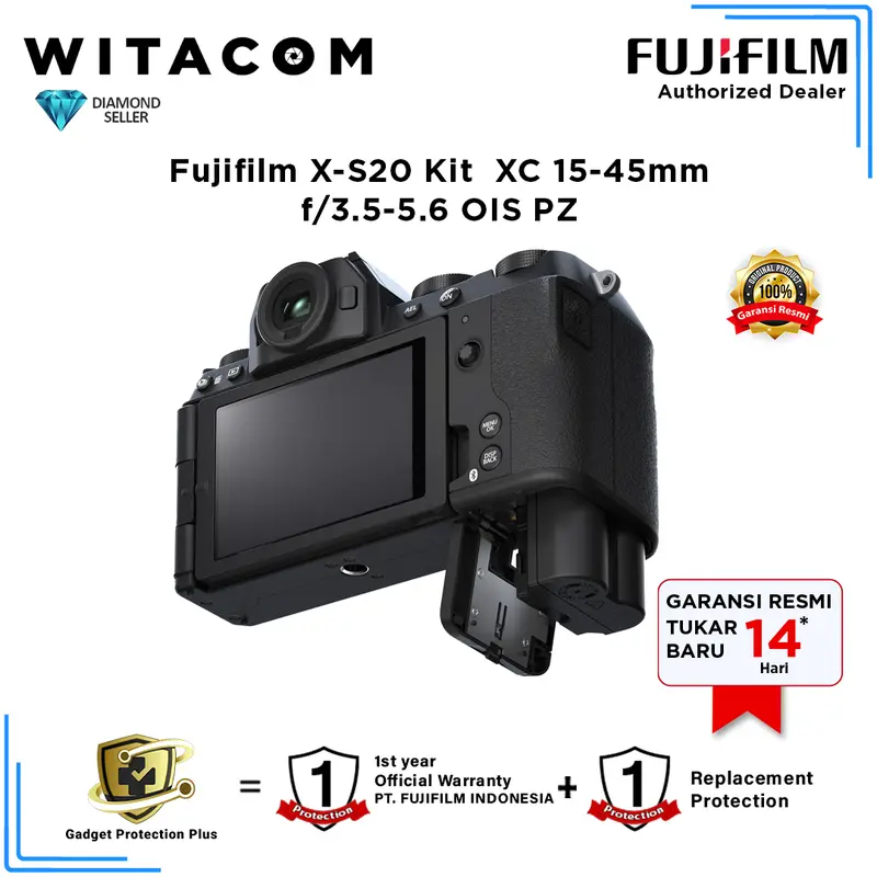 Fujifilm X-S20 / XS20 / XS-20 / XS 20 Kit XC 15-45mm f/3.5-5.6 OIS PZ 4