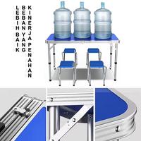 Gambar Meja Lipat Koper Kaki Bulat Ukuran 120cm x 60cm Z1A1 - RANDOM KECIL dari Morning Star 1 Kota Administrasi Jakarta Utara 4 Tokopedia