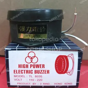 BUZZER AC 220V/110V TL-6035 BELL TEET UNTUK CERDAS CERMAT/BELL RUMAH