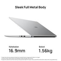 Gambar HUAWEI MateBook D 15 AMD Ryzen 7 5700U 8+512GB SSD Sleek Metal Body - Mystic Silver dari Huawei Indonesia Kota Tangerang 4 Tokopedia