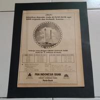 Gambar iklan Bank PANIN 2 potongan majalah jadul kuno lawas dari valerio collection Kota Denpasar 3 Tokopedia