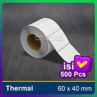 Gambar Label Sticker Termal 60x40mm / 60 x 40 / 60x40 mm 1 Line (1 Slop) dari Barcode Store Solutions Kota Administrasi Jakarta Pusat 4 Tokopedia