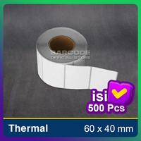 Gambar Label Sticker Termal 60x40mm / 60 x 40 / 60x40 mm 1 Line (1 Slop) dari Barcode Store Solutions Kota Administrasi Jakarta Pusat 3 Tokopedia