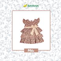 Gambar BANANA Woven katun Print Rayon Dress Undak - Cokelat, M dari BANANA Official Store Kota Administrasi Jakarta Timur 3 Tokopedia