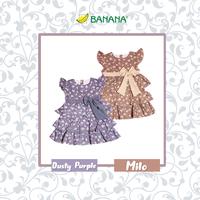 Gambar BANANA Woven katun Print Rayon Dress Undak - Cokelat, M dari BANANA Official Store Kota Administrasi Jakarta Timur 1 Tokopedia