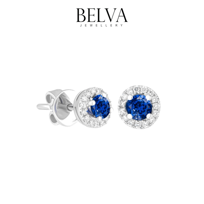 Gambar Anting Berlian Batu Blue Sapphire - Belva Jewellery - BAERBW02539 dari Belva Jewellery Online Kota Administrasi Jakarta Barat Tokopedia
