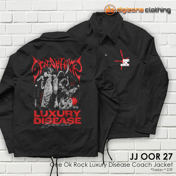 Jual Jaket Coach One Ok Rock Luxury Disease Album Japan Tour - L
