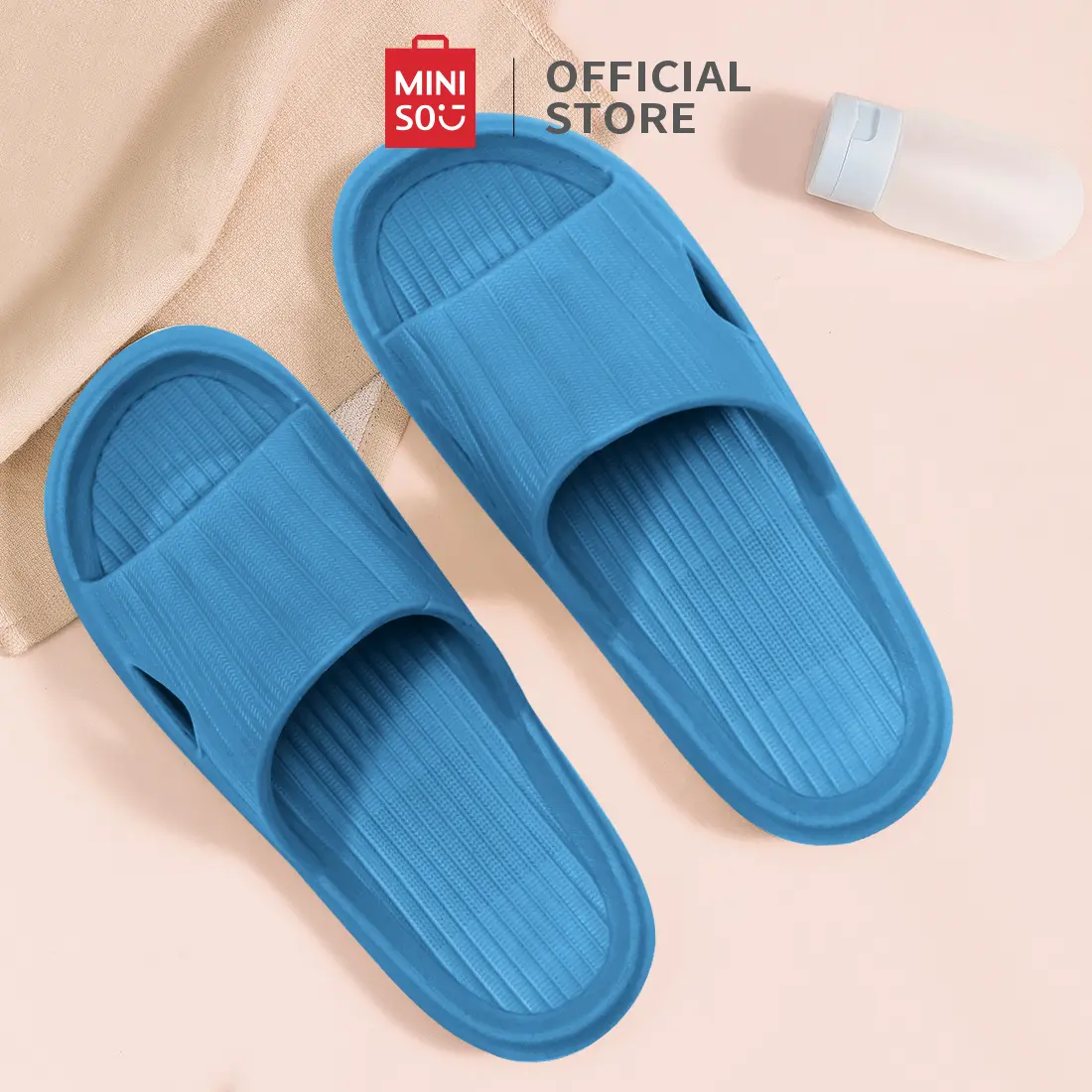 MINISO Sandal Pria Rumah Slipper Selop Comfortable Nyaman Flip Flop