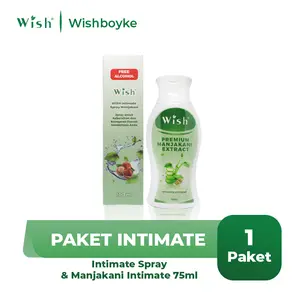 Intimate Manjakani 75ml & Spray Manjakani - Wish Paket Intimate by Boyke