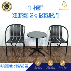 1 set kursi Outdoor Binakarya Bahan Alumunium