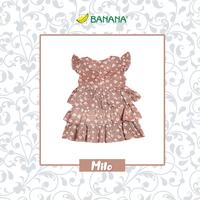 Gambar BANANA Woven katun Print Rayon Dress Undak - Cokelat, M dari BANANA Official Store Kota Administrasi Jakarta Timur 5 Tokopedia