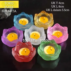 Tempat Kaki Lilin /Dudukan Lilin Teratai