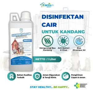 Disinfektan Kandang 1 Liter EN4 Clean Chloride Base Aman Bagi Binatang