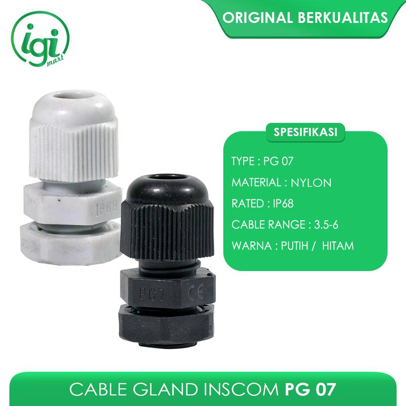 KABEL GLAND PG 7 / CABLE GLAND PG 07 / GLAND KABEL INSCOM - Shop ...