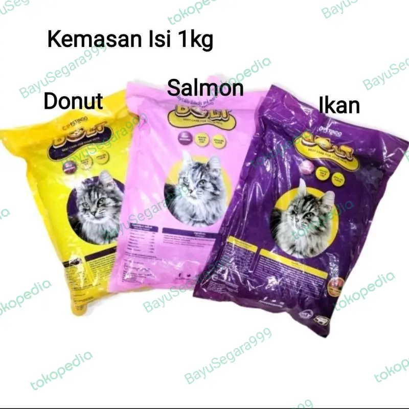 Bolt-Bolt Makanan Kucing 1 kg- Cat Food-Pakan kucing BOLT 1kg