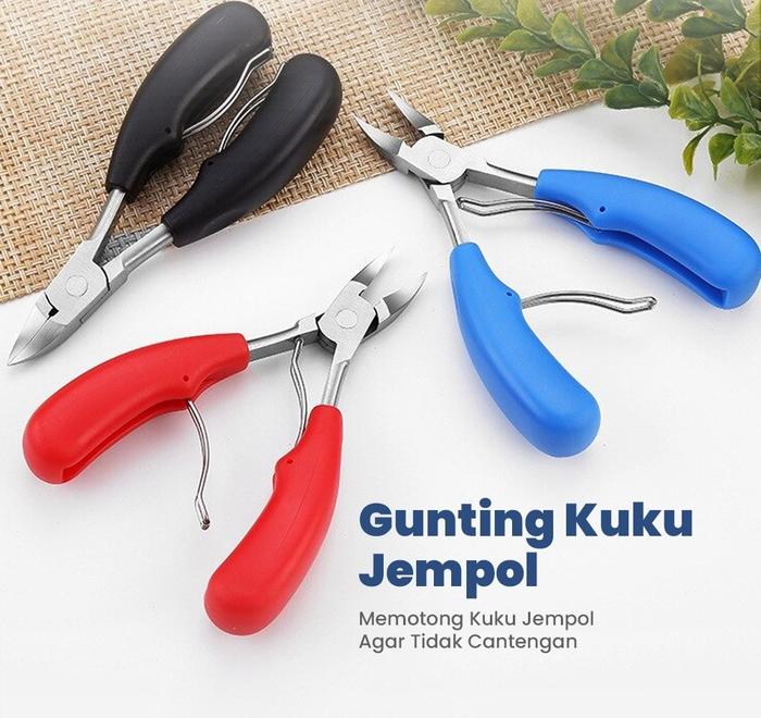 Gambar Gunting Kuku Kaki Jempol Anti Cantengan Pemotong Kuku Miring - Hitam dari Nabeauty81 Kota Administrasi Jakarta Barat Tokopedia