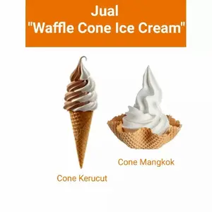 Cone Waffle ice cream kone es krim waffel