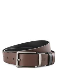 Gambar Urban State - Matte Slim Square Pin Buckle Reversible Top Grain Leather Belt - Black Brown - 100 CM dari Urban State Kota Bogor 2 Tokopedia