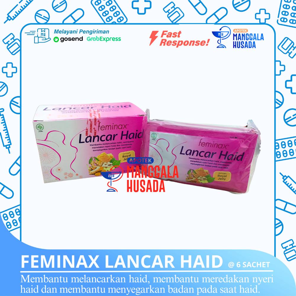 FEMINAX LANCAR HAID PER PACK @ 6 SACHET