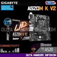 Gambar Gigabyte A520M K V2 - [Socket AM4, AMD A520, DDR4, USB 3.2, SATA3, m-ATX] dari Duta Mandiri Infokom Kota Administrasi Jakarta Pusat 1 Tokopedia