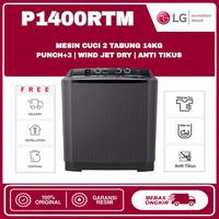 Gambar Mesin Cuci LG P1400RTM 2 Tabung 14kg Premium Semi Automatic 420W Black - Hemat Listrik Pengering dari LGAuthorizedDealer Kota Administrasi Jakarta Barat 1 Tokopedia