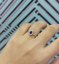 Gambar Cincin Berlian Pearshape Blue Sapphire VLR977647 Victoria Jewellery dari Victoria Jewellery Online Kota Administrasi Jakarta Selatan 2 Tokopedia