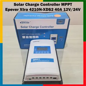 Epever xtra 4210n-xds2 solar charge controller scc real mppt 40a 12/24