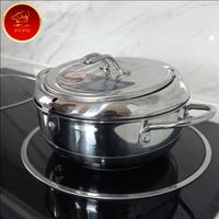 Gambar Japanese Deep Fryer Pot Thermometer / Panci Penggoreng Suhu Tinggi - 3,4 Ltr dari piepiebakewareofficial Kota Administrasi Jakarta Barat 1 Tokopedia