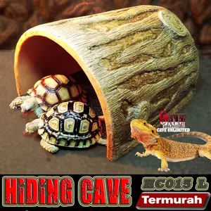 HC015 hiding cave spot tempat sembunyi kura kura torto ular reptile