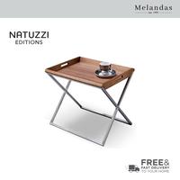 Gambar Natuzzi Editions Conversano Accent Table Nickel - Canaleto Walnut dari La-Z-Boy Indonesia Kota Tangerang 1 Tokopedia