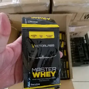 Sachet master whey ( 1 serv ) 25 gram protein bcaa glutamine suplemen