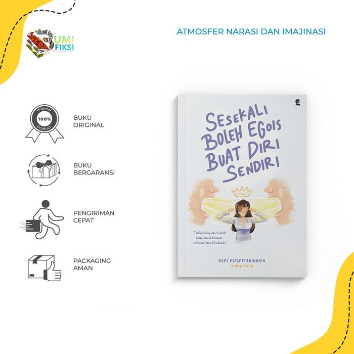 Gambar Buku Novel Sesekali Boleh Egois Buat Diri Sendiri - Bumifiksi dari BumifiksiJogjakarta Kab. Sleman Tokopedia