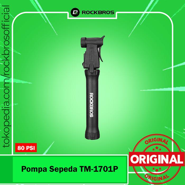 Gambar Pompa Ban Sepeda Rockbros TM-1701P Kumpa Sepedah High Pressure 80 Psi dari Rockbrosindo Kota Surabaya Tokopedia