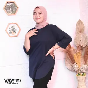 Kaos Berkacing/Tunik Oval/Cotton combed 24s