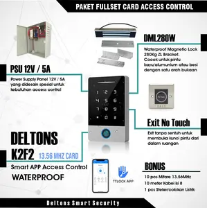 Fingerprint Smart Door Access Control K2F2 Magnetic Lock Outdoor TTLock App Software