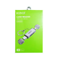 Gambar CARD READER USB OTG ROBOT CR202S 2IN1 DUAL USB TYPE C & USB A RESMI 1T dari btgcom Kota Denpasar 5 Tokopedia