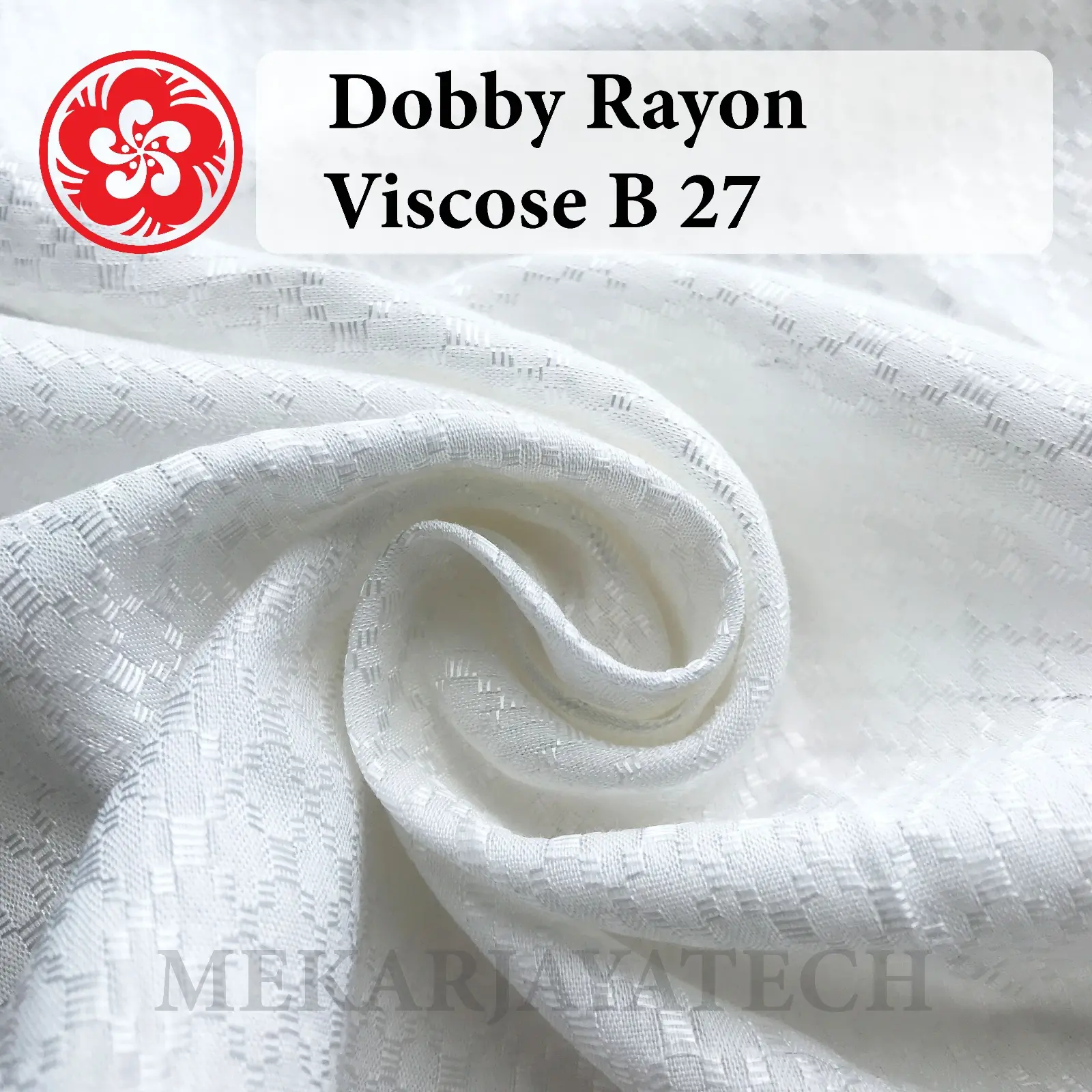 Ready Bahan Batik Print Kain Dobby Rayon Viscose B25