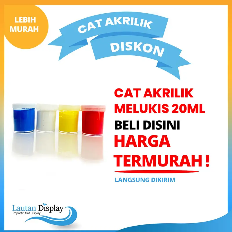 CAT ACRYLIC PAINT 20 ML / CAT LUKIS 20 ML CAT CANVAS LUKIS 0