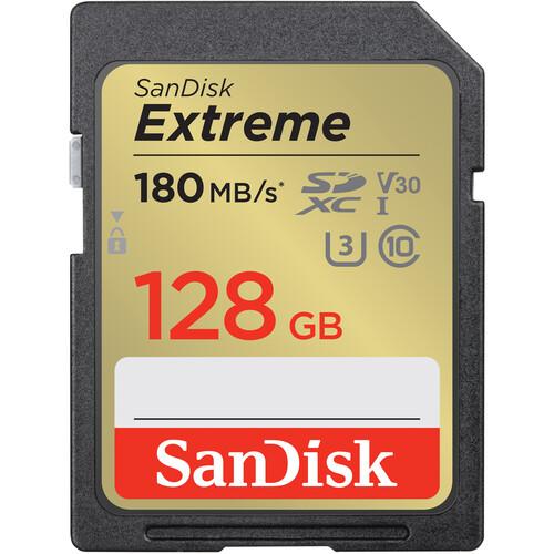 Gambar SanDisk SD Card Extreme 128GB 180MB/s UHS-I SDXC Memory Card dari Glie Cam Kota Administrasi Jakarta Pusat Tokopedia
