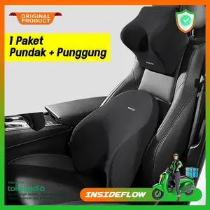 New Bantal Leher Pinggang Punggung Kursi Mobil Memory Foam Neck Lumbar