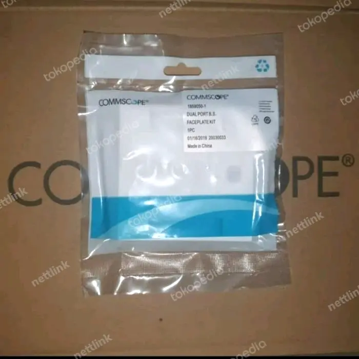 Faceplate 2 hole AMP Commscope