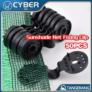 50PCS Klip Paranet Bulat / Clip Paranet Klip Jaring Bulat Rumah Kaca