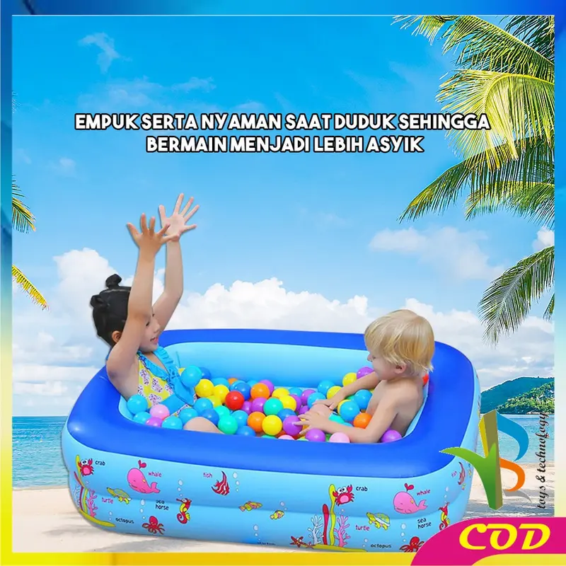 [COD] RB M327 Mainan Anak Kolam Renang Karet Ocean Dasar Gelembung / Kolam 3