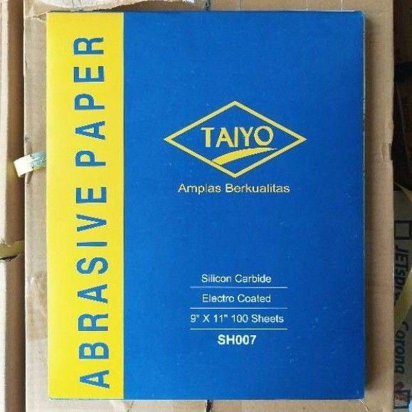 Amplas Kertas Lembaran Taiyo 60 80 100 150 180 240 600 1000 2000 1