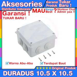 Duradus CCTV Ukuran 10.5 X 10.5 Tahan Panas + Dapat Sekrup Siap Pasang Kamera