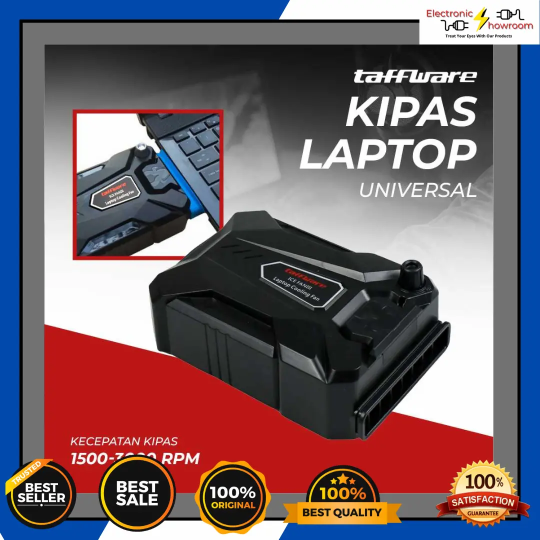 Taffware Kipas Pendingin Laptop Universal Vacuum Cooler - ICE FAN-III